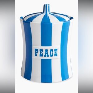 Jonathan Adler Vice Stripe Peace Canister